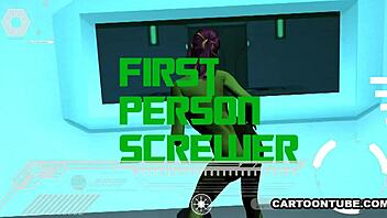 alien gets tits and pussy fucked hard in pov