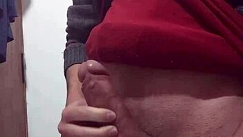 Jerking off with clothes on