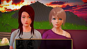 I explore my new family's big asses