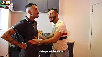 real cock action with brazilian bodybuilder daddy 😏