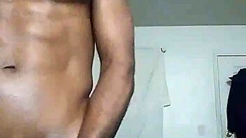 ebony guy talks shit while beating his big black cock