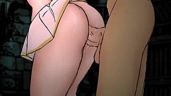 Frieren Stuck in Chest, Heiter Fucks Her Ass