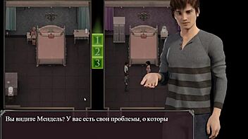 anime girl bends over for big cock lick and cumshot on ass