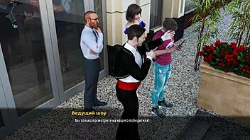 Beautiful women of Sunville in hot anime action