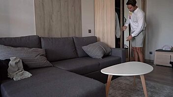 Wow! Secret Cheating with Stepmother While Wife Watches Outside!