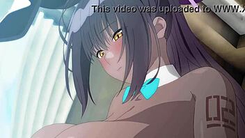 Karin Totoro's emotional adventure on Blue Archive stirs deep feelings with big tits