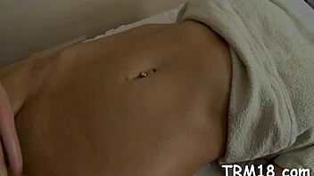 this hot masseuse gets seduced into wild nuru sex