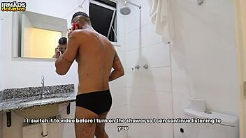 real cock action with brazilian bodybuilder daddy 😏