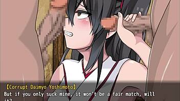 honoka gets gangbanged in bondage