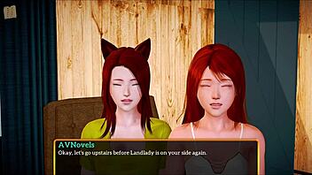 I explore my new family's big asses