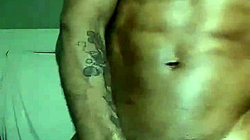 ebony guy talks shit while beating his big black cock