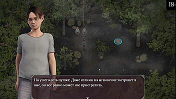 anime girl bends over for big cock lick and cumshot on ass