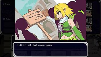 Elf girl takes two cocks rough in this anime hentai 😈