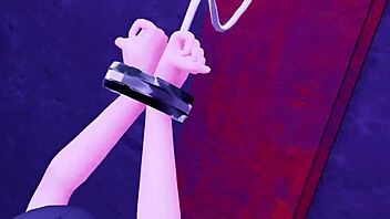 Jane Strips Bare in 3D Anime Hentai Scene, Revealing Every Curve and Detail