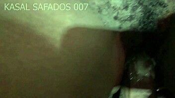 Beautiful couple enjoys rough sex and cumshots in a bar