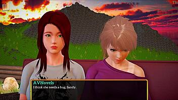 I explore my new family's big asses