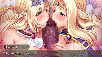 queen eng sub, creampie with wife in hardcore milf game