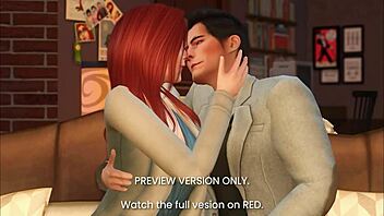 How I fucked your godmother in this naughty 3D hentai sex scene!