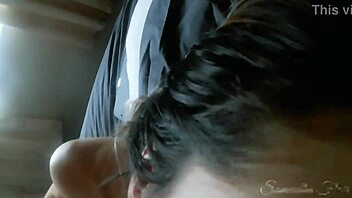 Stepdaughter Samantha Flair Takes Huge Load on Hot Body from POV