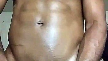 ebony guy talks shit while beating his big black cock