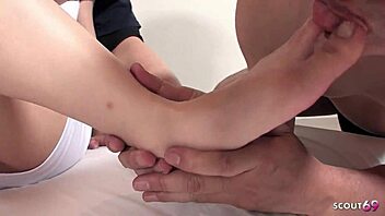 Skinny Japanese teen 18+ gets MULTIPLE CREAMPIES and SQUIRTS at uncensored group sex!