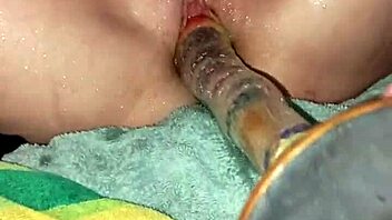 Squirting star Velvet Rain takes on huge toy challenge