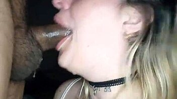 Damn, She Squirts Hard Like a Bitch! I Cumshot Right in Her Eyes!