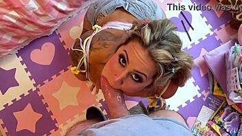 Brat skips class and gets punished by step-dad in classroom