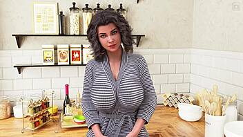 Beautiful women of Sunville in hot anime action