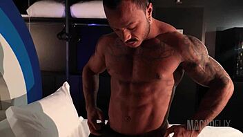 Blindfolded Guy Gets Fucked With Pleasure In Open Door