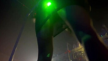 wanna see a blinking anal plug at the glory hole?