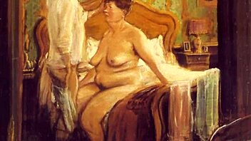 Vintage Erotic Illustration with Retro Charm