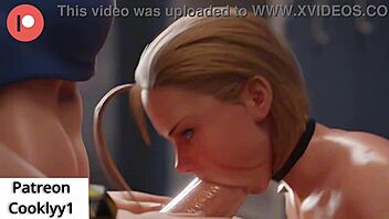 Cammy and Chun Li Sweat Hard at Gym