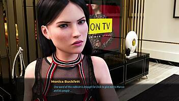 Monica and Melanie kiss Victoria's ass in Fashion Business 5