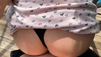 While my wife is tanning, I am having an affair with my big butt