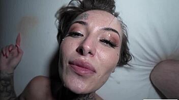 Anime Girl Bent Over Desk for Rough Riding and Cum in Mouth