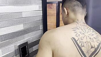 Left Alone At Home, I Masturbate With Two Dildos: One In My Pussy, One In My Ass