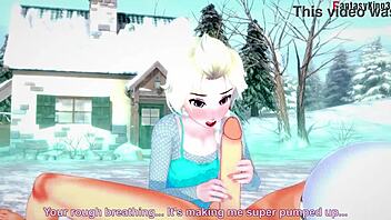 elsa sucks and fucks in frozen hentai!
