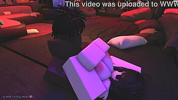 White Chick Invites Rough Riding and Creampie in Bedroom POV