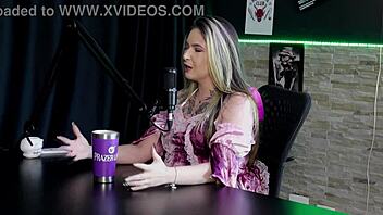 Lesbian brides foursome with stepfathers at wedding