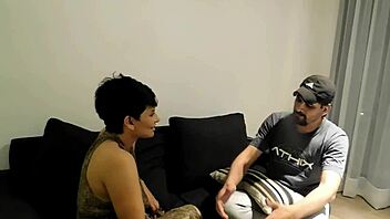 terrible slut maid gets bent over for big cock assfucking and blowjob in group hardcore