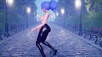 cute anime girl dancing then getting fucked hard part 3