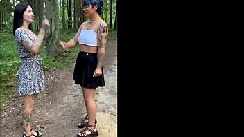 Friends decided to have sex outdoors and try out new positions