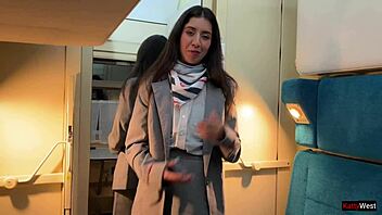 Wow! Train Conductor Gives Anal and Cumwalk to Special Rider!