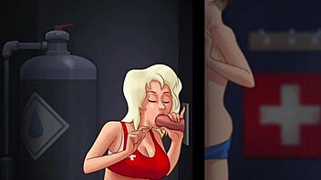 summertime saga episode 182 in cartoon anime hentai style