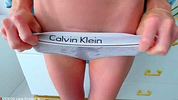 Stepsister teases and lets me finish in her panties, wanna see?