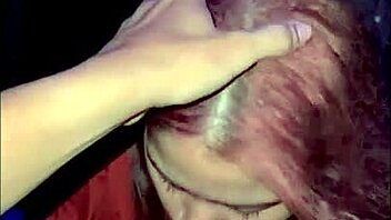 amateur redhead babe with huge tits gets slapped and deepthroats big cock in doggystyle