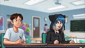 summertime saga episode 182 in cartoon anime hentai style