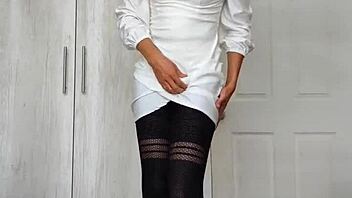 sofia natalia colin puts on condom and orgasms