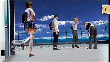 exploring the world of academy 125 in this anime game adventure